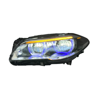 Accessoires automobiles SJC, phare pour BMW Série 5 F10, phares LED RGB, phares améliorés, multicolores, RGB Angel Eyes, ensemble de feux avant