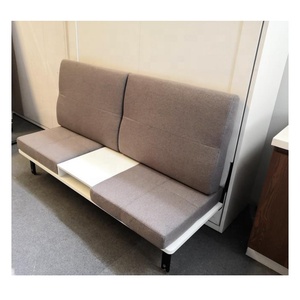 Muebles Ahorradores de Espacio para el Hogar ATWB001B, Sofá <span class=keywords><strong>Cama</strong></span> <span class=keywords><strong>Vertical</strong></span> Plegable de Madera, <span class=keywords><strong>Cama</strong></span> Murphy con Sofá - Product Image 4