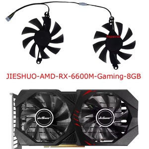 Ventilateur de carte graphique, diamètre 85 mm, montage 9,8 cm, refroidisseur de GPU, FL8015 12VB, pour 51risc RX 6600M 8g, pour <span class=keywords><strong>AMD</strong></span> Soyo <span class=keywords><strong>RX6600M</strong></span> 8gb - Product Image 2