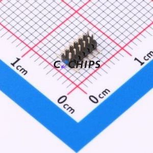 HX PZ1.0-2x6P TP Pin Header SMD,P=1mm Connector ( Pin Structure: 2x6P )( Pitch: 1mm )( Row Spacing: 1mm ) - Product Image 1