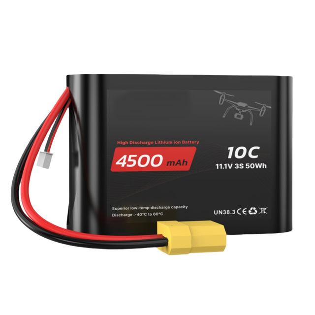 Low Temperature Cylindrical 21700 4500mAh Brand Cells 11.1V 3S1P Lithium-Ion Battery 10C for UAV RC Drones RC Cars