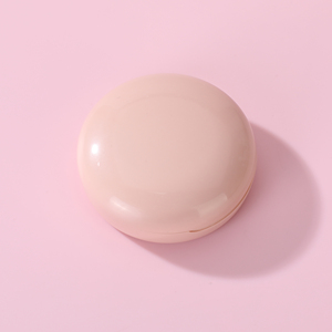 Nhà máy trực tiếp bán hàng tùy chỉnh màu hồng <span class=keywords><strong>Blush</strong></span> bột compacts rỗng thông tư nhựa mỹ phẩm vật liệu bao bì dập nổi - Product Image 2