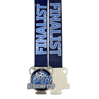 Médaille 2D personnalisée en métal sur le thème du sport, 56 mm, technique de moulage, placage personnalisé, impression, collection de diplômes, football, vente en gros