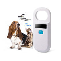 Lector de Microchip Portátil para Mascotas, 134.2khz 125khz RFID, Escáner de Chips para Perros, EMID FDX-B, Lector de Microchip Animal para Control de Acceso