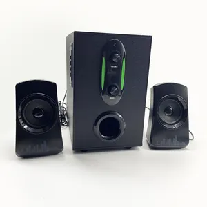 Top Sell Audio Home Set Multimedia Desktop Computer Speakers 2.1 Subwoofer Home Theatre System Bt Speakers Woofer