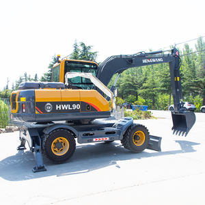 Excavadora tipo rueda Ensacadora de gran tamaño 9 toneladas excavadora de alta capacidad de carga precio barato movimiento de tierra - Product Image 4