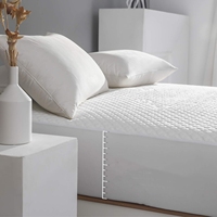 Protecteur de matelas en viscose de bambou AOSEN, doux et hypoallergénique, 3D Air, pour lit simple, double, queen, king, pour la maison, l'hôtel, le motel