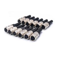 Connecteurs DIN circulaires M16 presse-étoupe étanche 2 3 4 5 6 7 8 12 14 16 19 broches