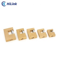 Cadenas en laiton cuivre Candado de type rectangle haute performance en vente en gros Serrures à usage intensif surdimensionnées de 80mm de long