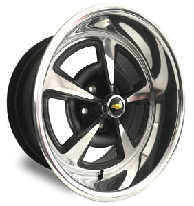 ล้อ GTS Sprint 18x8.0 5x114.3 ET0 Backspace 4.5 นิ้ว สำหรับ Holden ขอบขัดเงาเฉพาะขอบ พร้อมแผ่นดำ - Product Image 5