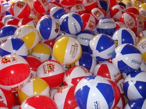 Pelota de playa inflable en pvc <span class=keywords><strong>transparente</strong></span> - Product Image 3