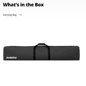 Túi đựng chân máy ảnh, chân máy ba chân, chân máy đa năng Ambitful PB20 135cm 53in, có khóa kéo, dùng cho studio chụp ảnh ngoài trời - Product Image 6