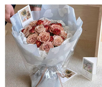 Papier Nosa de style coréen, papier cadeau fait main, matériel pour fleuriste, papier d'emballage pour bouquet de fleurs imperméable