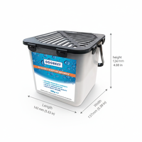 Boîte déshumidificatrice écologique rechargeable 500G X2, contrôle de l'humidité réglable, design portable, grande capacité, absorbeur d'humidité
