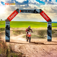 Publicité extérieure arche d'entrée gonflable course début ligne d'arrivée arche porte gonflable pour événement