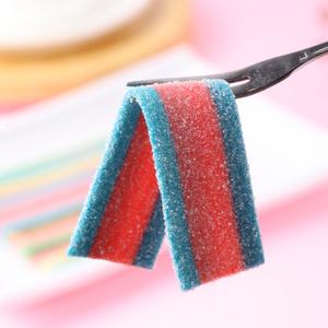 Caramelle Gommose Assortite al Gusto di Frutta, Dolci e Aspre, Certificato Halal, Gommose Acide a Forma di Cintura e Gommose Acide a Forma di Sabbia, Vendita all'Ingrosso Personalizzata - Product Image 6