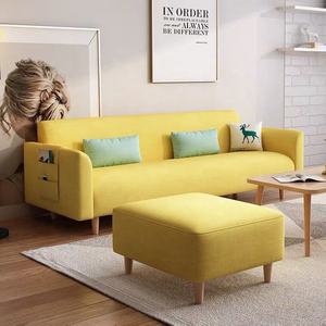 Sofá Moderno de Tres Plazas para Sala de Estar, Diseño Nórdico Contemporáneo, Tapicería de Tela de Alta Calidad - Product Image 5