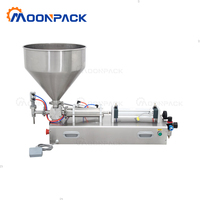 Machine de remplissage de G1WGD100-1000ml Moonpack Machine de remplissage de pâte liquide de chocolat de verre de lait de mascara de vernis à ongles de rouge à lèvres