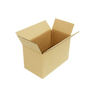 Cajas de Envío Corrugadas Pequeñas de Color Marrón, Cartones de Materiales Reciclados para Entrega