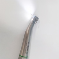 Micromoteur dentaire chirurgical, perceuse à réduction 20:1, pièce à main dentaire à fibre optique, anneau vert, pièce à main à angle droit, pièce à main pour implants