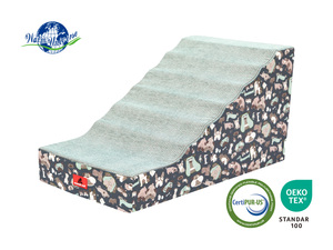 Modernes Quadratisches Luxus-Hundebett Orthopädischer Memory-Schaum Haustiertreppe Atmungsaktiv Wendbar Abnehmbarer Bezug Rutschfest Warm - Product Image 6