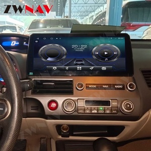 Reproductor Multimedia para Automóvil con Pantalla Táctil Inalámbrica Carplay Android, Navegación GPS para Automóvil, para <span class=keywords><strong>Honda</strong></span> Civic 2011-2016, Reproductor Estéreo de Video, Unidad Principal - Product Image 3
