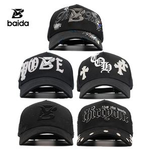 Gorras Personalizadas con Logotipo, 5 Paneles, de Algodón, Estilo Desgarrado, G5, Thirty-One 31, con Bordado 3D de Diamantes de Imitación, Estilo Deportivo, Unisex, para Adultos - Product Image 5
