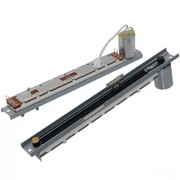 Potentiomètre coulissant électrique avec fil pour console de mixage X32, B10K, 8 broches, interrupteur avec poignée en T