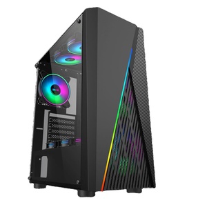 Boîtier plastique en verre trempé pour ordinateur, moyenne tour de Pc, ARGB light, ATX - Product Image 1