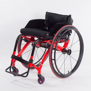 Fauteuil roulant de sport de course 24 pouces en fibre de carbone super léger professionnel avec coussin de siège confortable et respirant - Product Image 4