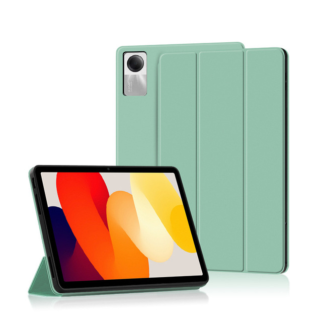 Leather Case Tri-fold With Stand for Xiaomi Hongmi Redmi Pad SE 11inch 2023 Cover Tablet PU Soft Case