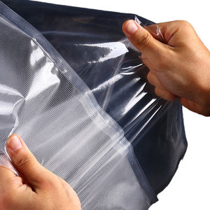 Sacs en plastique refermables à fermeture éclair LDPE pour la conservation des aliments domestiques, transparents avec fermeture supérieure - Product Image 1