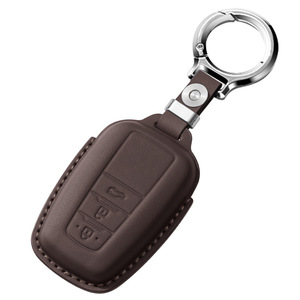 Étuis à clés en cuir de haute qualité pour Toyota Corolla, Highlander, Rav4, Reiz, Camry et Avalon, pièces de modification automobile - Product Image 5