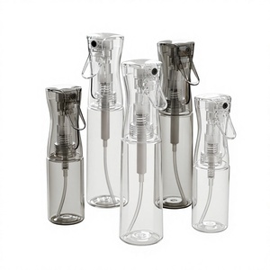 Wholesale Cylinder PET Plastic <b>Bottle</b> 200ml 300ml 500ml Continuous Fine <b>Mist</b> Trigger Sprayer for Hairdressing and Beauty Salon - Product Image 1