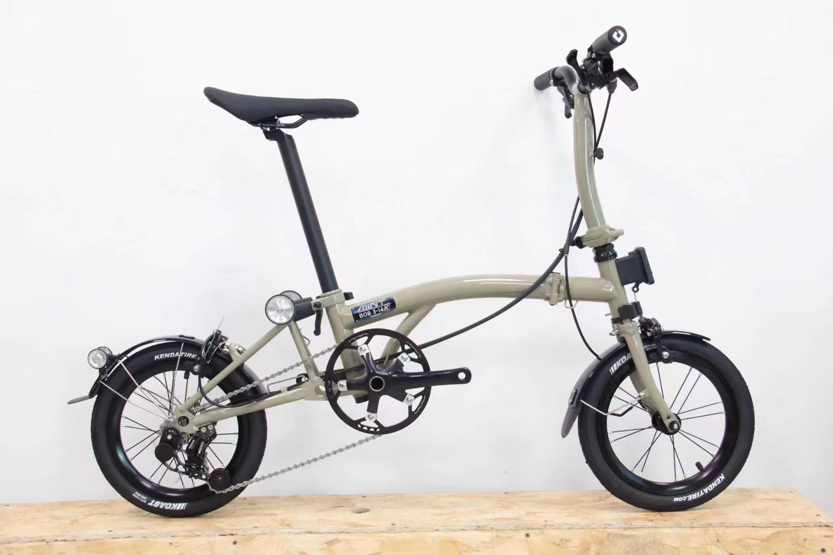 Mint BOB 3-14K 14-Inch 3 Speed Folding Bicycle - Lightweight