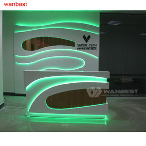 Mobilier <span class=keywords><strong>de</strong></span> bureau design moderne Table <span class=keywords><strong>de</strong></span> comptoir avant Bureau <span class=keywords><strong>de</strong></span> réception haut <span class=keywords><strong>de</strong></span> gamme pour salon et spa - Product Image 3