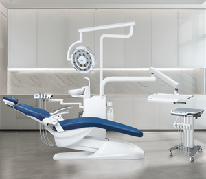 Kursi Dental Buffalo dengan Motor senyap, sandaran kepala dapat disesuaikan, sandaran tangan ganda, hisap lemah kuat - Product Image 3