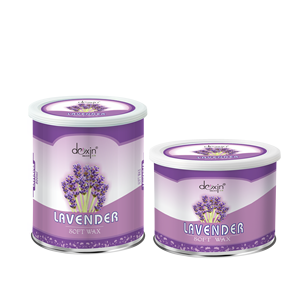 Cire dépilatoire douce 400 ml, cire en conserve douce à la lavande, cire dépilatoire pour le visage et le corps entier, pour tous les types de peau - Product Image 1