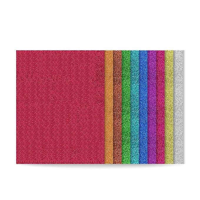 พิมพ์300gsm 8.5X11นิ้วกระดาษ Glitter สีขาวกระดาษ Cardstock