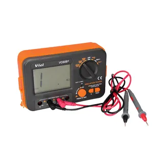 VICI VC60B+ Digital Insulation Resistance Testing Megometer Digital Ohmmeter with High Voltage and Short Circuit Input Alarm