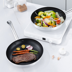 आधुनिक हॉट सेलिंग रेस्तरां कई विनिर्देश 18-40 सेमी नॉन-स्टिक एल्यूमीनियम खाना पकाने शेफ पैन स्किलेट फ्राइंग पैन गैस - Product Image 4