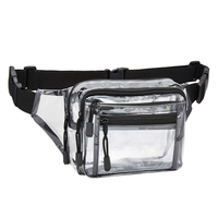 Sac multi-usages avec 5 poches à fermeture éclair, sacoche de ceinture pour les festivals, les jeux, les voyages et les spectacles