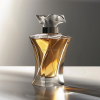 Bouteilles de parfum en verre carrées noires Offre Spéciale capacité de 50ml et 100ml rechargeable pour l'utilisation de diffuseur et d'emballage