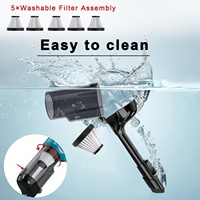 Aspirateur à main sans fil pour batterie Makita 18V, aspirateur portable avec une puissance d'aspiration de 20 kPa 105 AW, puissant pour le nettoyage de la voiture et de la maison