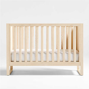 Cuna de bebé convertible 3 en 1, <span class=keywords><strong>cama</strong></span> <span class=keywords><strong>nido</strong></span> de madera para bebé, diseño limpio, marco de <span class=keywords><strong>cama</strong></span> para niños, listón de seguridad para niños pequeños, muebles de lujo para dormitorio - Product Image 3