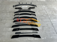 Pare-chocs de voiture XLstyling Kit de carrosserie de conversion pour corvette C5 C6 C7 C8 toit aileron arrière noir brillant