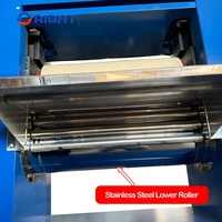 Calandre textile automatique pour le finissage des tissus, avec rembourrage et essorage, pour usage en laboratoire