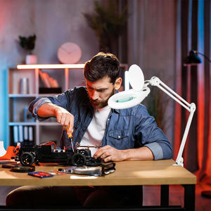 Lámpara de Laboratorio <span class=keywords><strong>Dental</strong></span> Facial con Instrumentos de Suministro de Fábrica, Lámpara de Escritorio con Lupa Iluminada LED - Product Image 6