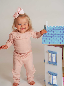 <span class=keywords><strong>Body</strong></span> per Neonati Personalizzato 100% Lana Merino con Colletto Anti-Salivazione Staccabile, Morbido e Leggero per Eczema Atopico, Ideale per Pelli Sensibili - Product Image 1