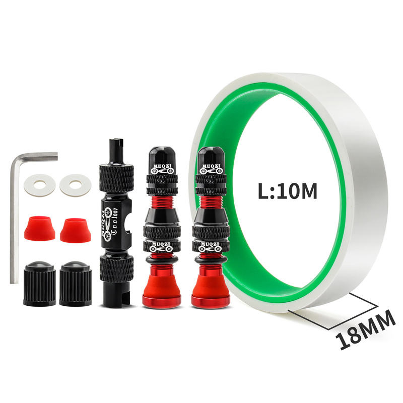 Valve 40mm rouge + ruban 18mm + outil